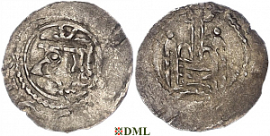 Денарий, Германия, Саксония, Anonymous bishop, м.д. Magdeburg, Dbg. 648