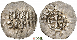 Денарий, Германия, Нижняя Лотарингия, Wichmann III (994-1016), unknown mints, Ilisch 2000, 20.2