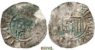 Денарий, Германия, Нижняя Лотарингия, Bernhard II (1011-1059), м.д. Jever, Dbg. 591