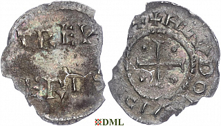 Денье, Каролинги, Ludwig II der Deutsche (870-876), м.д. Trier, Depeyrot 