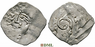 Денарий, Германия, Нижняя Лотарингия, Heinrich II (1014-1024), м.д. Luttich, Ilisch 2014, 34.11