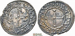 Денарий, Каролинги, Charles le Chauve (840-877)