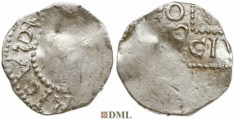 Денарий, Германия, Верхняя Лотарингия, Dietrich I (984-1027), м.д. Andernach, Dbg. 432