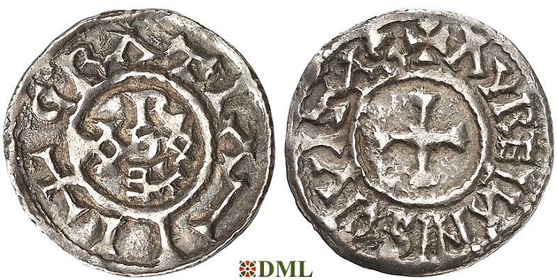 Денье, Каролинги, Eudes (Odo) (887-898), м.д. Orléans, Depeyrot 730