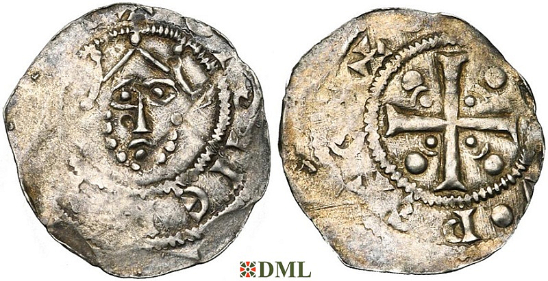 Денарий, Германия, Нижняя Лотарингия, Hendrik III (1039-1056) или Hendrik IV (1056-1084), м.д. Unknown mints, Ilisch 2000, 9.3