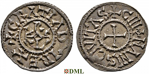 Денье, Каролинги, Charles le Chauve (840-877), м.д. Le Mans, Depeyrot 559