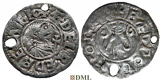 Денарий, Англия, Æthelred II (978-1016), м.д. Canterbury, монетарий Eadweald, North 769