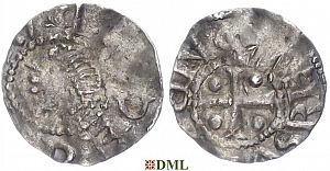 Денарий, Германия, Саксония, Konrad II (1024-1039), м.д. Dortmund, Dbg. 756