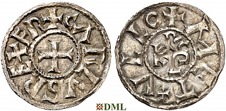 Денье, Каролинги, Charles le Chauve (840-877), м.д. Melle, Depeyrot 606