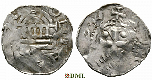 Денарий, Германия, Верхняя Лотарингия, Anonymous bishops, м.д. Umkreis von Metz