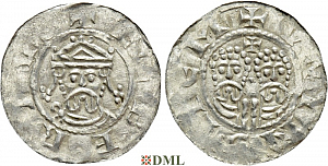 Денарий, Германия, Нижняя Лотарингия, Gf. Egbert II (1068-1090), м.д. Winsum, Ilisch 2000, 22.8