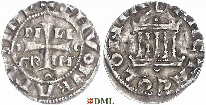 Денарий, Германия, Нижняя Лотарингия, Konrad II (1027-1039), Pilgrim (1027-1036), м.д. Koln, Dbg. 381