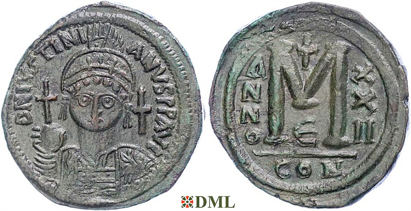Фолис, Византия, Justinian I (527-565) , м.д. Constantinople