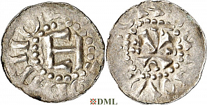 Денарий, Германия, Саксония, Thietmar (†1048), м.д. Munzstatte? (Niederelbe), Dbg. 1290