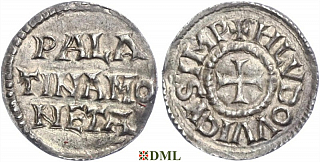 Денье, Каролинги, Louis le Pieux (814-840), м.д. Le Palais, Depeyrot 743