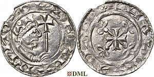 Денарий, Дания, Olaf Hunger (1086-1095), м.д. Lund, Hbg. 3