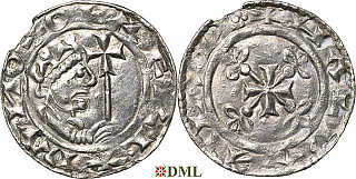 Денарий, Дания, Olaf Hunger (1086-1095), м.д. Lund, Hbg. 3