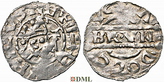 Денарий, Германия, Нижняя Лотарингия, Bruno III (1050-1057), м.д. Dokkum, Ilisch 2000, 21.19