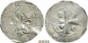 Денарий, Германия, Франкония, K. Heinrich III (1046-1056), м.д. Worms, Dbg. 852