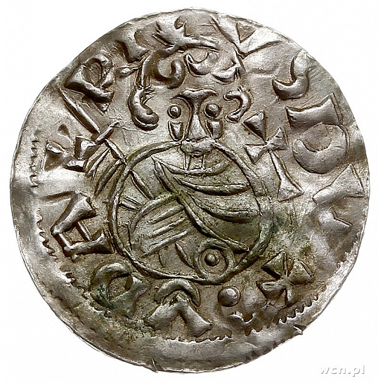 Денарий, Чехия, Богемия, Oldřich (1012-1034), м.д. Praga, Šmerda 134a