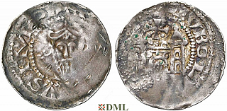 Денарий, Германия, Франкония, EB. Luitpold (1051-1059), м.д. Mainz, Dbg. 807