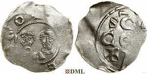Денарий, Германия, Нижняя Лотарингия, Heinrich III (1039-1056), м.д. Remagen, Dbg. 431