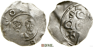 Денарий, Германия, Нижняя Лотарингия, Heinrich III (1039-1056), м.д. Remagen, Dbg. 431