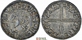 Денарий, Англия, Æthelred II (978-1016), м.д. Wilton, монетарий , North 774