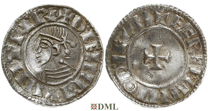 Денарий, Ирландия, Sihtric III Anlafsson (995-1036), м.д. Dublin, монетарий Faeremin