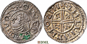 Денарий, Швеция, Olaf Skötkonung (995-1021), м.д. Sigtuna, Malmer -:-