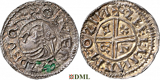 Денарий, Швеция, Olaf Skötkonung (995-1021), м.д. Sigtuna, Malmer -:-