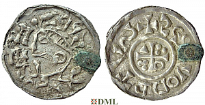 Денарий, Германия, Бавария, Heinrich II (1002-1024), м.д. Salzburg, , Hahn 1976,
