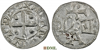 Денарий, Германия, Саксония, Anonymous bishop, м.д. Soest, Dbg. 