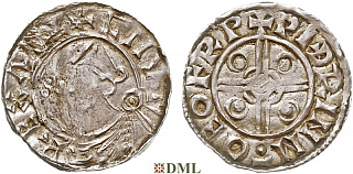 Денарий, Англия, Cnut  (1016-1035), м.д. York, монетарий Witherin, North 787