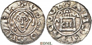 Денарий, Германия, Нижняя Лотарингия, Gf. Godfried (†1069), м.д. Merum, Ilisch 2000, 24.3