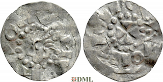 Денарий, Германия, Нижняя Лотарингия, Anonymous bishop, м.д. Jever?