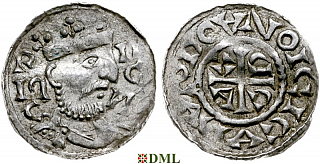 Денарий, Германия, Бавария, Heinrich III (1039-1056), м.д. Regensburg, Hahn 1976, 38A
