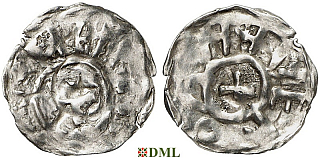 Денарий, Германия, Швабия, Hg. Otto I (973-982) и K. Otto II (973-983), м.д. Zurich, Dbg. 902