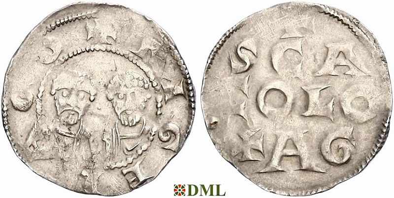 Денарий, Германия, Нижняя Лотарингия, Heinrich III (1039-1056), м.д. Remagen, Dbg. 431
