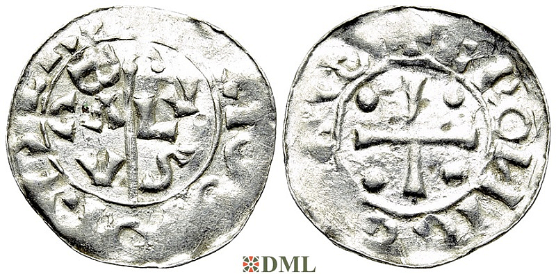 Денарий, Германия, Нижняя Лотарингия, B. Bernold (1040-1054), м.д. Groningen, Ilisch 2000 18.3