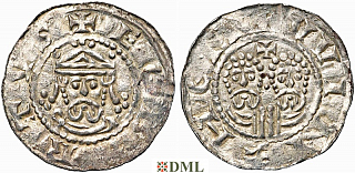 Денарий, Германия, Нижняя Лотарингия, Gf. Egbert II (1068-1090), м.д. Winsum, Ilisch 2000, 22.8