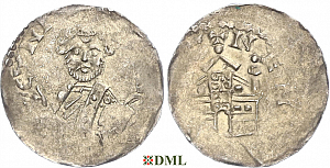 Денарий, Германия, Франкония, Konrad I (1056-1060), м.д. Speyer, Dbg. 839