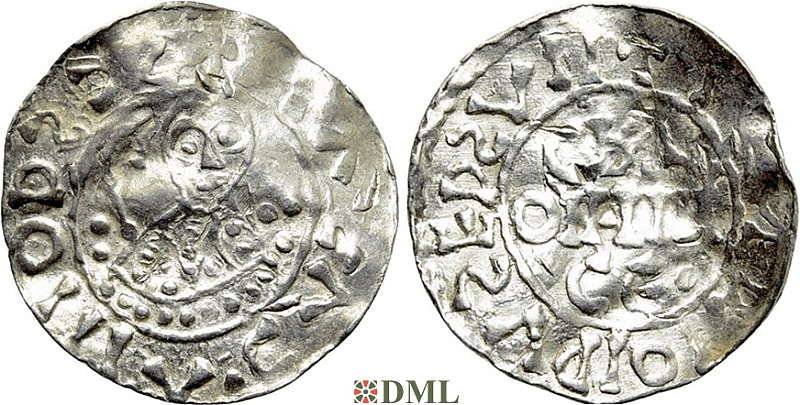 Денарий, Германия, Нижняя Лотарингия, B. Bernold (1040-1054), м.д. Groningen, Ilisch 2000 18.1