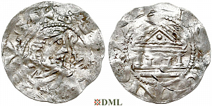 Денарий, Германия, Франкония, EB. Siegfried I (1060-1084), м.д. Mainz, Dbg. 812