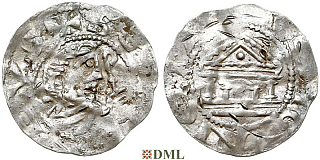 Денарий, Германия, Франкония, EB. Siegfried I (1060-1084), м.д. Mainz, Dbg. 812