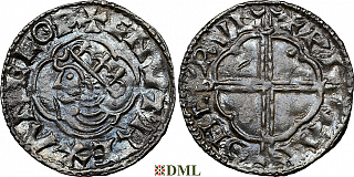 Денарий, Англия, Cnut (1016-1035), м.д. Crewkerne, монетарий Winas, North 781