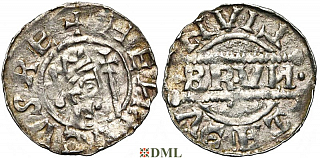Денарий, Германия, Нижняя Лотарингия, Bruno III (1050-1057), м.д. Leeuwarden, Ilisch 2000, 21.14