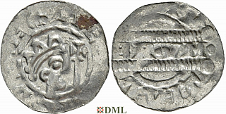 Денарий, Германия, Нижняя Лотарингия, Bruno III (1050-1057), м.д. Leeuwarden, Ilisch 2000, 21.14