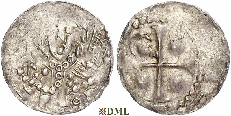 Денарий, Германия, Франкония, Heinrich IV (1056-1084), м.д. Worms, Dbg. 852