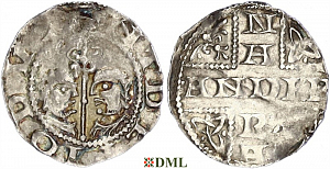 Денарий, Германия, Верхняя Лотарингия, Thierry I (984-1026), м.д. Andernach, Dbg. 439